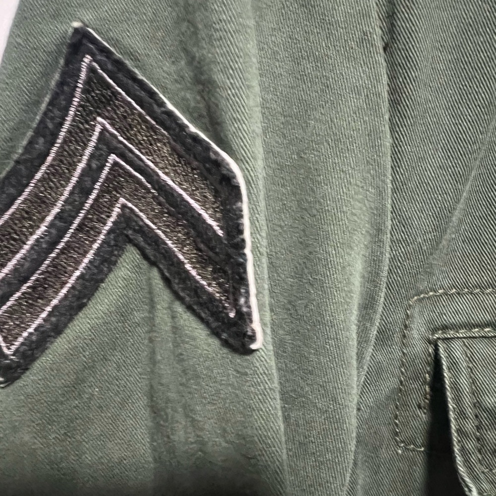 Tripp NYC Green Military Utility Jacket, Unisex - Picture 6 of 6
